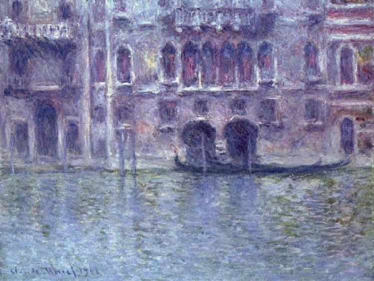 Claude Monet Palace From Mula, Venice Sweden oil painting art